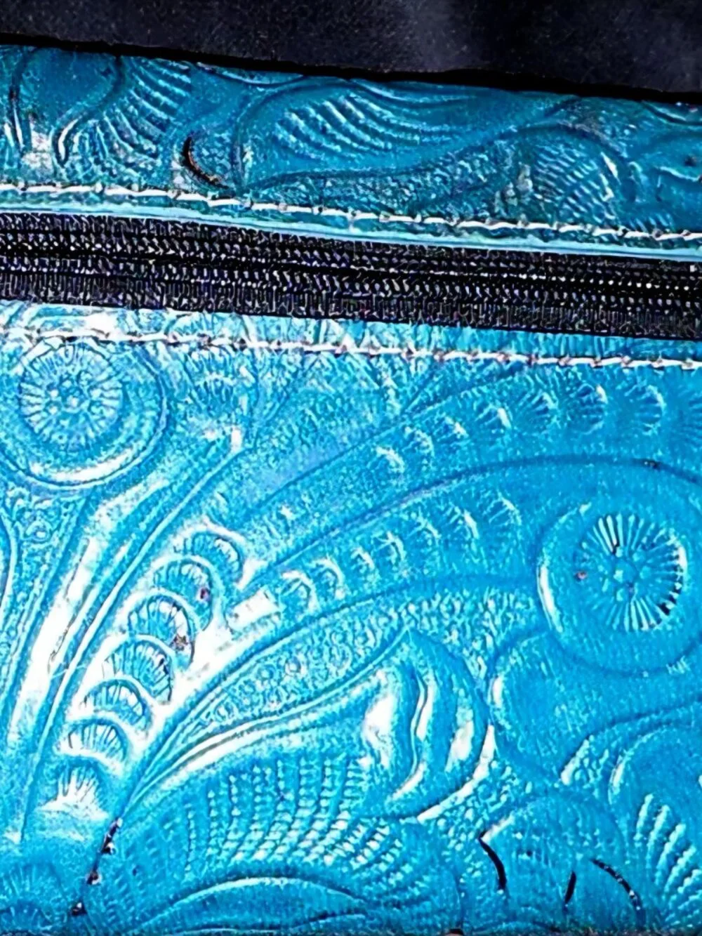 Hand-Tooled Leather Wallet